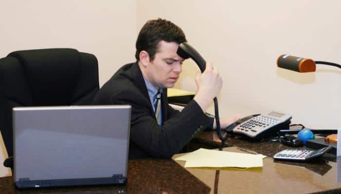 Image of man at desk