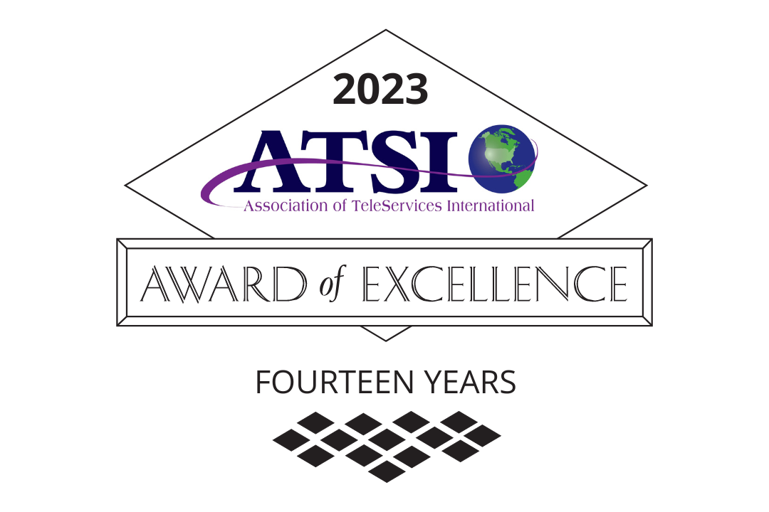 ATSI Award of Excellence - 14th year in a row.